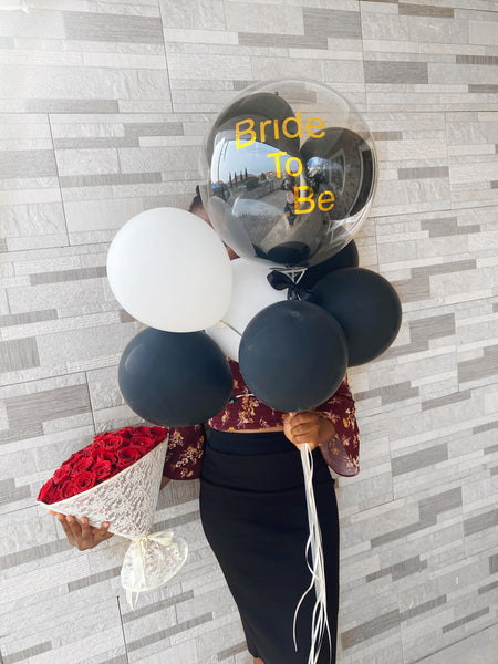 CUSTOMIZED BALLON AND BOUQUET