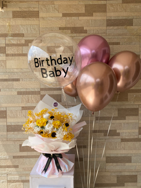 BOUQUET AND BALLONS 234